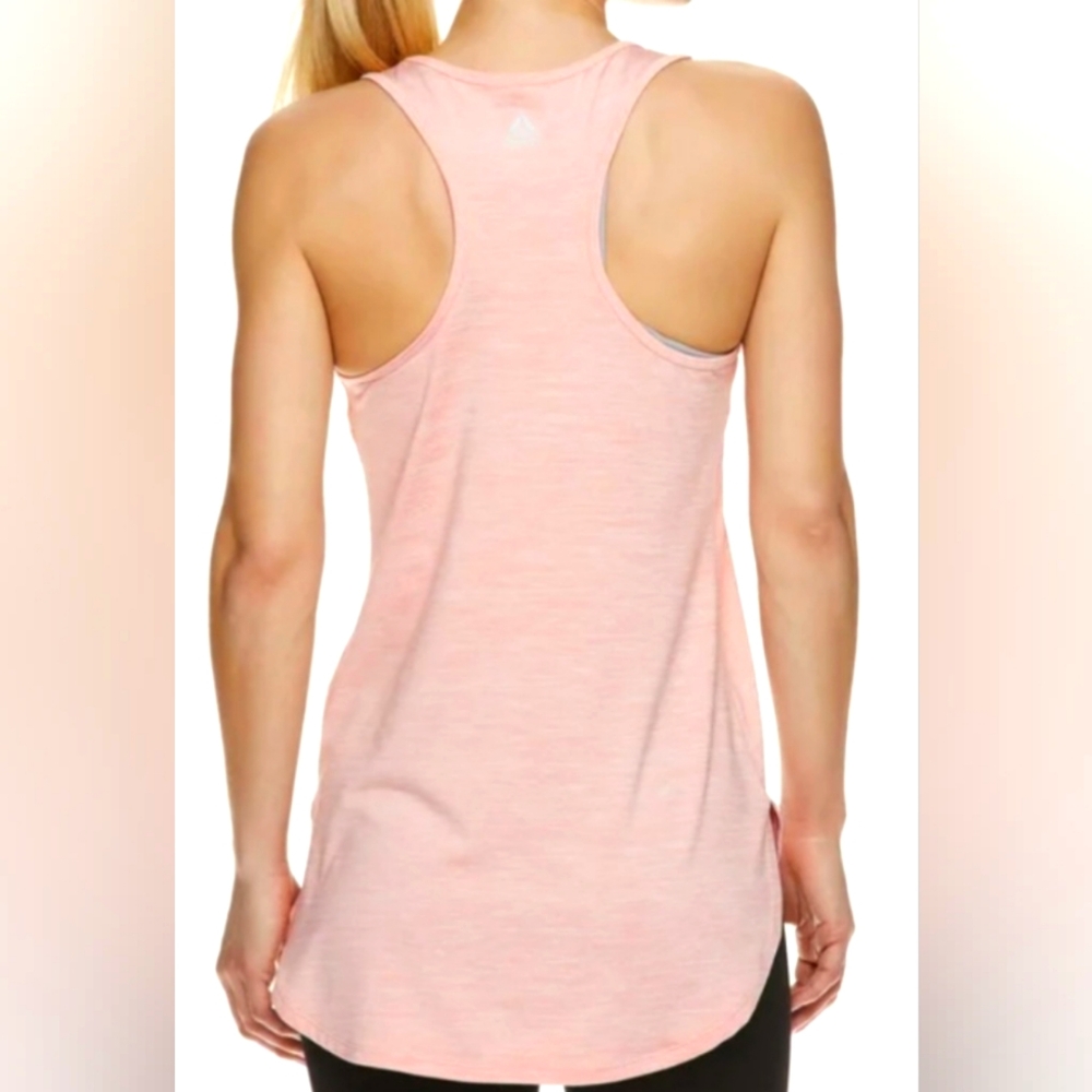 Women's Athletic Graphic Lightweight Workout Tank Top Large - Peach - Picture 2 of 4